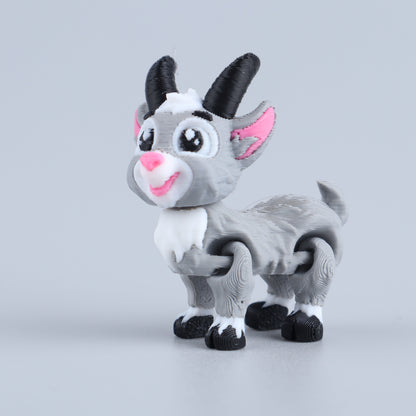 3D Printed Mini Fidget Creature Toy Pack – Articulated Party Favor Gift