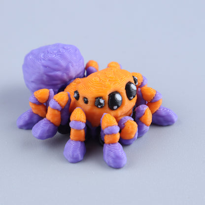 3D Printed Mini Fidget Creature Toy Pack – Articulated Party Favor Gift